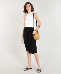 Saia-Feminina-Midi-Transpassada-com-No-Preta-9376490-Preto_3