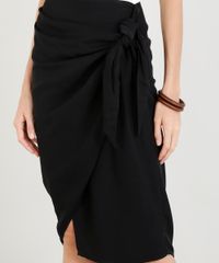 Saia-Feminina-Midi-Transpassada-com-No-Preta-9376490-Preto_4