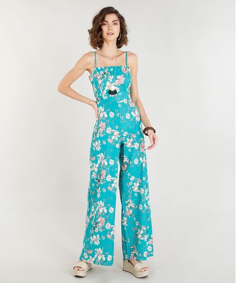 Macacao-Longo-Feminino-com-Linho-e-Amarracao-Estampado-Floral-Verde-Agua-9388729-Verde_Agua_1
