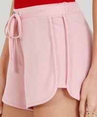 Short-Feminino-Running-Esportivo-Basico-em-Malha-Rose-9394150-Rose_4