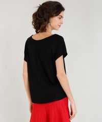 Blusa-Feminina--Enjoy-Your-Life--Manga-Curta-Decote-Redondo-Preta-9373498-Preto_2