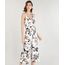Macacao-Pantacourt-Feminino-com-Vazado-Estampado-de-Folhagem-Decote-V--Off-White-9369556-Off_White_1