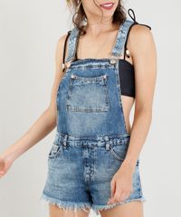 Jardineira-Jeans-Feminina-com-Barra-Desfiada-Azul-Escuro-9381570-Azul_Escuro_4
