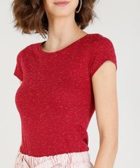 Blusa-Feminina-Basica-Botone-Manga-Curta-Decote-Redondo-Vinho-9278286-Vinho_4