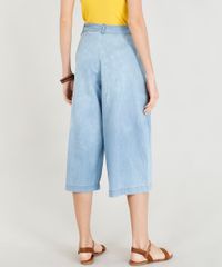 Calca-Jeans-Pantacourt-Feminina-com-Faixa-para-Amarrar-Azul-Claro-9372344-Azul_Claro_2