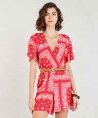 Macaquinho-Feminino-Estampado-de-Bandana-Decote-V-Curto-Vermelho-9388725-Vermelho_1