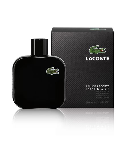 Perfume Eau de Lacoste L.12.12 Noir Masculino Eau de Toilette Menor preço em Perfume Eau de Lacoste L.12.12 Noir Masculino Eau de Toilette