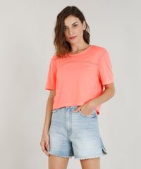 T-Shirt-Neon-Cropped-Feminina-Mindset-Manga-Curta-Rosa-Neon-9408706-Rosa_Neon_1