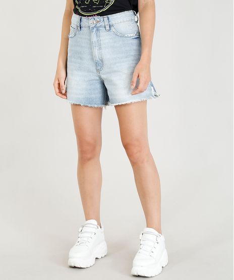 Short-Jeans-Feminino-Mindset-Cintura-Alta-Barra-Desfiada-Azul-Claro-9476613-Azul_Claro_1
