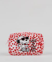Necessaire-Feminina-Snoopy-Estampada-Vermelha-9422765-Vermelho_1