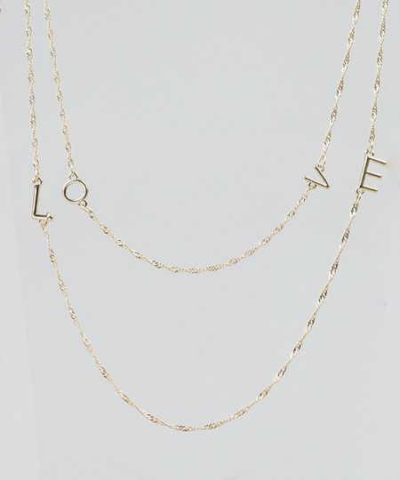 Colar-Feminino-Duplo--Love--Dourado-9292837-Dourado_1 Colar-Feminino-Duplo--Love--Dourado-9292837-Dourado_1