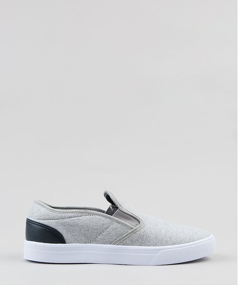 Tenis-Slip-On-Masculino-Ollie-Cinza-Mescla-9409000-Cinza_Mescla_1