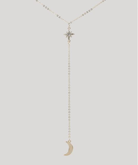 Colar-Feminino-com-Pingente-de-Lua-e-Estrela-Dourado-9292890-Dourado_1