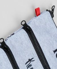 Necessaire-Feminina-Snoopy-Estampada-com-Divisorias-Cinza-Mescla-9422766-Cinza_Mescla_3