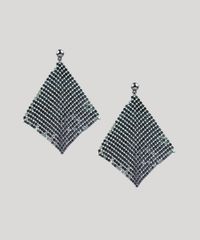 Brinco-Feminino-com-Malha-Metalica-Grafite-9273114-Grafite_1