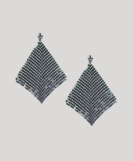 Brinco-Feminino-com-Malha-Metalica-Grafite-9273114-Grafite_1