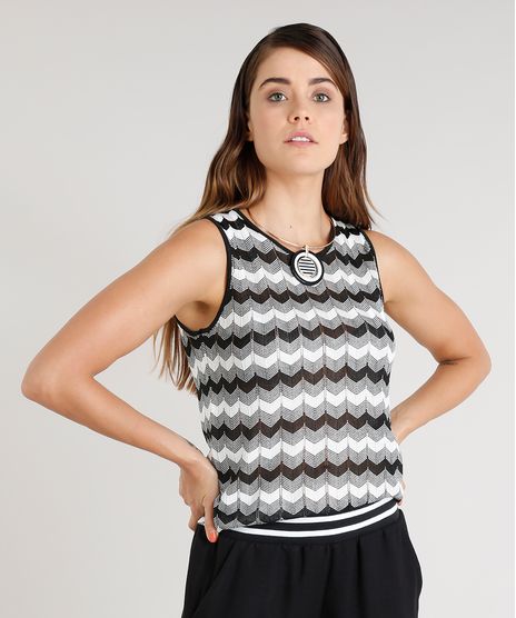 Regata-Feminina-Missoni-Etnica-em-Trico-com-Capuz-Preta-9221860-Preto_1