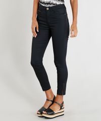 Calca-Feminina-Cigarrete-Missoni-Resinada-com-Ziper-na-Barra-Preta-9390181-Preto_1