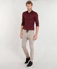 Camisa-Masculina-Slim-Manga-Longa-Vinho-9343393-Vinho_3