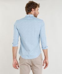 Camisa-Masculina-Slim-Estampada-Mini-Print-Floral-Manga-Longa-Azul-Claro-9253941-Azul_Claro_2