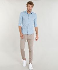 Camisa-Masculina-Slim-Estampada-Mini-Print-Floral-Manga-Longa-Azul-Claro-9253941-Azul_Claro_3