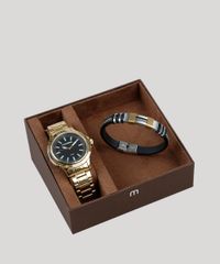 Kit-de-Relogio-Analogico-Mondaine-Masculino---Pulseira---83400GPMVDE2K1-Dourado-9474642-Dourado_1