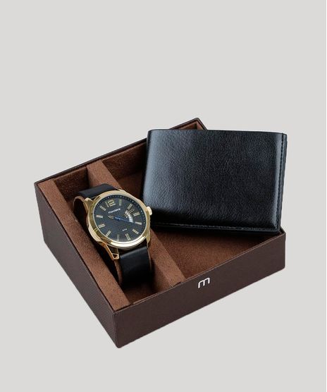 Kit-de-Relogio-Analogico-Mondaine-Masculino---Carteira---99274GPMVDH2K-Dourado-9399181-Dourado_1
