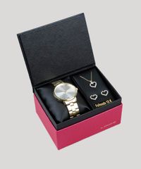 Kit-de-Relogio-Analogico-Lince-Feminino---Brinco---Colar---LRGJ074L-S2KX-Dourado-9474562-Dourado_1