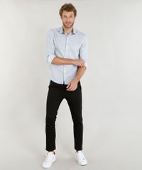 Camisa-Masculina-Comfort-Texturizada-Manga-Longa-Cinza-Claro-9253785-Cinza_Claro_3