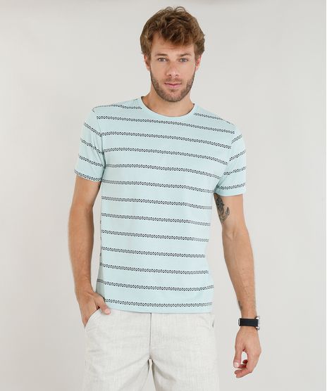 Camiseta-Masculina-Estampada-Etnica-Manga-Curta-Decote-Careca-Verde-Claro-9415309-Verde_Claro_1