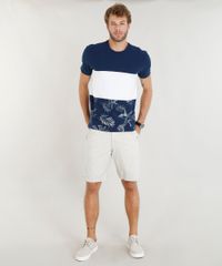 Camiseta-Masculina-com-Estampa-de-Folhagem-e-Recorte-Manga-Curta-Gola-Careca-Azul-Marinho-9410908-Azul_Marinho_3 Camiseta-Masculina-com-Estampa-de-Folhagem-e-Recorte-Manga-Curta-Gola-Careca-Azul-Marinho-9410908-Azul_Marinho_3