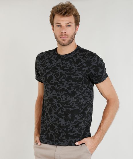 Camiseta-Masculina-Slim-Fit-Estampada-Manga-Curta-Gola-Careca-Cinza-Mescla-Escuro-9410894-Cinza_Mescla_Escuro_1