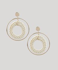 Brinco-Feminino-com-Argola-e-Palha-Dourado-9302570-Dourado_1