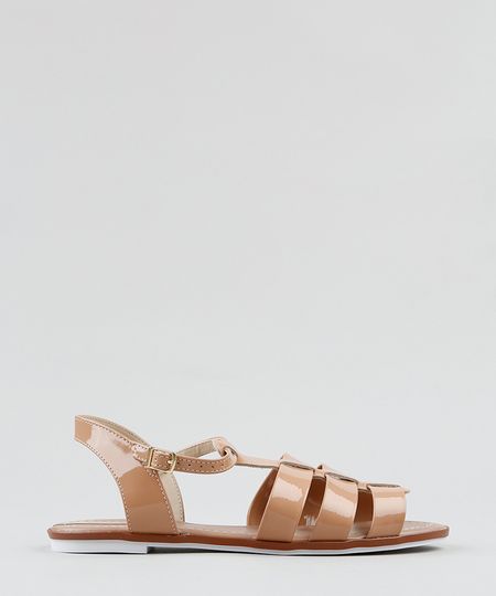 Rasteira-Feminina-Moleca-em-Verniz-com-Tiras-Bege-9378753-Bege_1