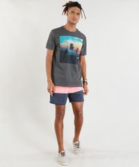 Camiseta-Masculina-Por-do-Sol-Manga-Curta-Gola-Careca-Cinza-Mescla-Escuro-9434385-Cinza_Mescla_Escuro_3