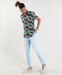 Calca-Jeans-Masculina-Carrot-com-Rasgos-Azul-Claro-9393698-Azul_Claro_3