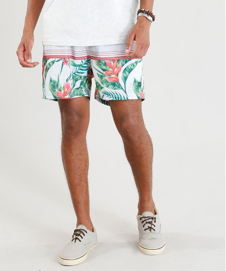 Short-Masculino-com-Estampa-Listrada-e-Bolsos-Cinza-9394449-Cinza_1