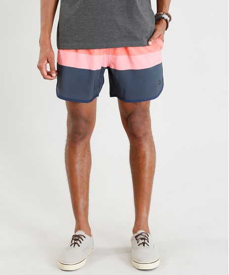 Short-Masculino-Listrado-com-Bolsos-Chumbo-9394445-Chumbo_1
