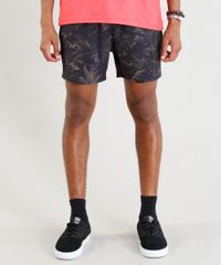 Short-Masculino-Estampado-de-Folhagens-com-Bolsos-Preto-9394446-Preto_1 Short-Masculino-Estampado-de-Folhagens-com-Bolsos-Preto-9394446-Preto_1