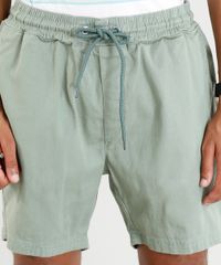 Short-de-Sarja-Masculino-com-Bolsos-e-Cordao-Verde-9403193-Verde_2