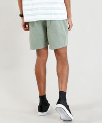 Short-de-Sarja-Masculino-com-Bolsos-e-Cordao-Verde-9403193-Verde_4
