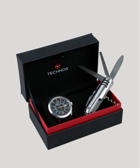 Kit-de-Relogio-Analogico-Technos-Masculino---Canivete---2315KZXK0P-Prateado-9397231-Prateado_1