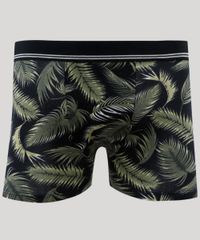 Cueca-Boxer-Masculina-Estampada-de-Folhagem-Preta-9232933-Preto_1