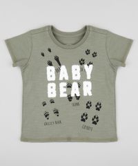 Camiseta-Infantil--Baby-Bear--Manga-Curta-Gola-Careca-Verde-Militar-9403033-Verde_Militar_1