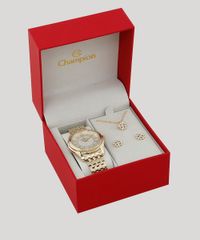Kit-de-Relogio-Analogico-Champion-Feminino---Colar---Brinco---CN26528W-Dourado-9475359-Dourado_1