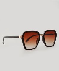 Oculos-de-Sol-Geometrico-Feminino-Marrom-9479718-Marrom_3