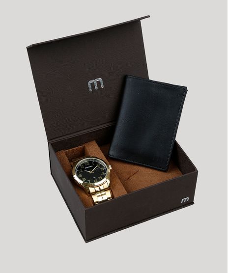 Kit-de-Relogio-Analogico-Mondaine-Masculino---Carteira---99195GPMVDE3K-Dourado-9474648-Dourado_1
