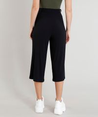 Calca-Pantacourt-Feminina-Canelada-com-Faixa-de-Amarrar-Preta-9439860-Preto_2