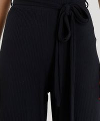 Calca-Pantacourt-Feminina-Canelada-com-Faixa-de-Amarrar-Preta-9439860-Preto_4