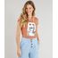 Blusa-Feminina--Meow--Manga-Curta-Decote-Redondo-Marrom-9424907-Marrom_1
